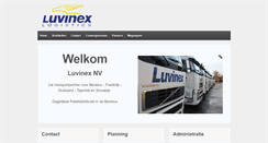 Desktop Screenshot of luvinex.be